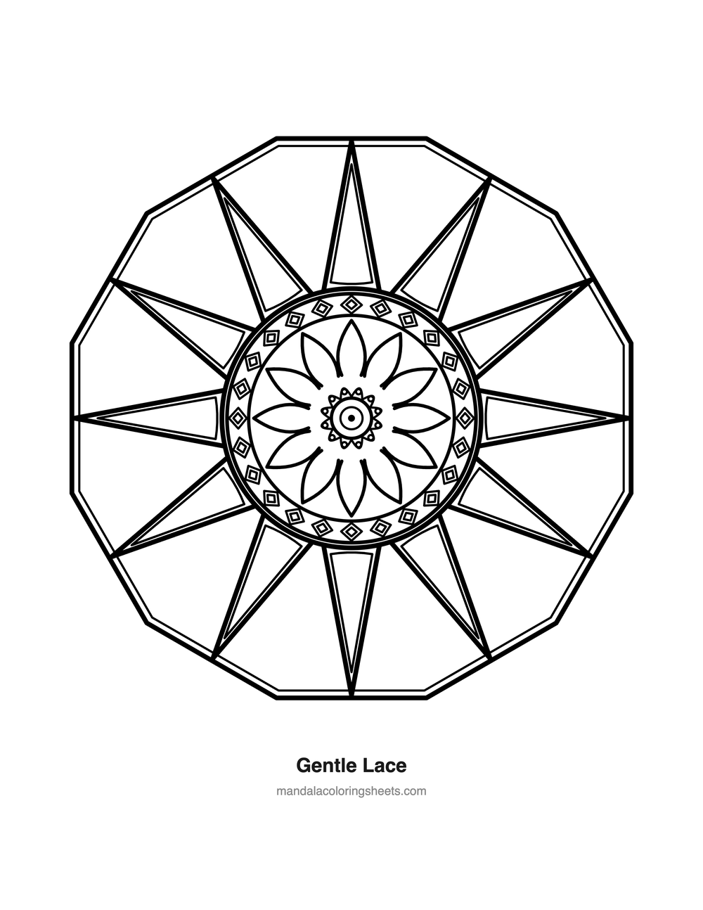 Gentle Lace free printable