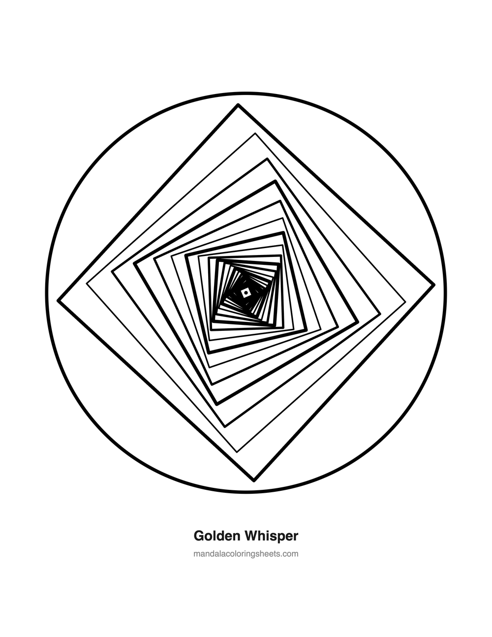 Golden Whisper free printable